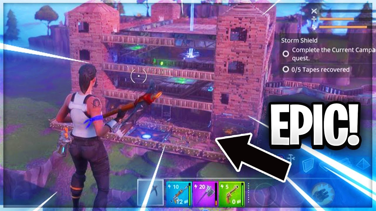 EPIC BASE TOUR! (Fortnite Save The World) - YouTube