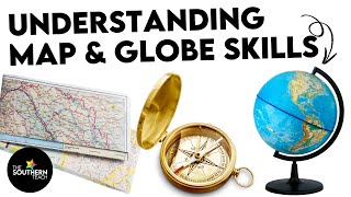 Map and Globe Skills Video Lesson | How to Teach Geography | Scale, Compass Rose, and More!