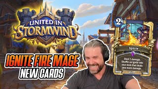 (Hearthstone) Ignite Fire Mage - United in Stormwind