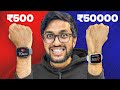 Rs 500 Smartwatch vs Rs 50,000 Apple Watch