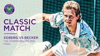 Stefan Edberg vs Boris Becker | Wimbledon 1990 Final | Full Match