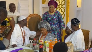 OLORI MARIAM HANDS OVER OONI OF IFE 6TH WIFE TO HIM AS SHE’S WELCOMED TO THE PALACE