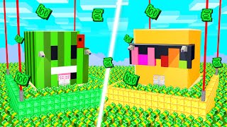 Minecraft MILLIONAIRE Build Battle vs PRO Build
