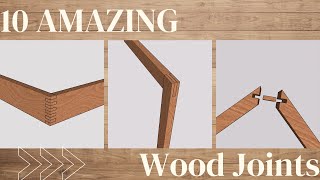 10 Amazing Wood Joints #shorts