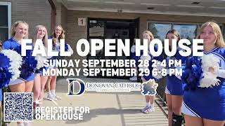 Donovan Catholic Fall Open House 2025