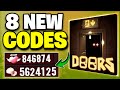 *LATEST* DOORS CODES 2024 ! ROBLOX DOORS CODES - DOORS WORKING CODES