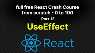 useEffect Hook | Full Free React crash course from scratch part 12