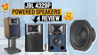 JBL 4329P NEW Studio Monitor Powered Speakers Review