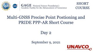GNSS-PPP Course - Day 2