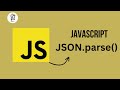 JavaScript JSON Parse || JavaScript JSON.parse()