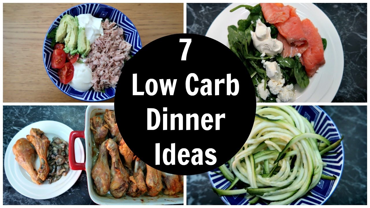 7 Low Carb Dinner Ideas - A Week Of Easy Keto Diet Dinner Recipes - YouTube