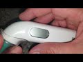 braun ear thermometer how to change the temperature scale