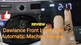 Dawlance Front Load Washing Machine Review. #machinereview #automaticmachine