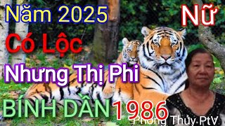 Tử Vi Tuổi BÍNH DẦN 1986 Năm Ất Tỵ 2025 Nữ mạng Tài Lộc tốt đẹp nhưng Chú Ý Thị Phi, Tiểu Nhân