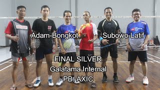 Alotnya lawan duo veteran, Junior bingung olah smash and netting, Adam-Bongkot vs Subowo-Latif