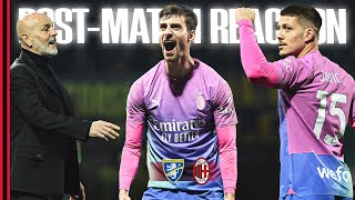 Pioli, Jović and Gabbia | Post match reactions | #FrosinoneMilan