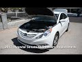 How to replace the Battery on a 2013 Hyundai Sonata GLS.