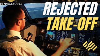 How to Rejected The Take-off on a Boeing 737