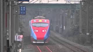 432次 普悠瑪號彩繪列車(TEMU2019, TEMU2020)通過大溪車站