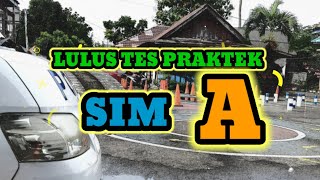 LULUS..!! UJi PRAKTEK SIM A #satlantasmuaraenim