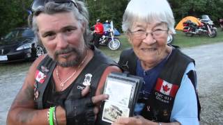 Video: Former Harley owner, 87, honoured