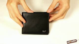 Braun Buffel Mens Leather Wallet Style 85 Black