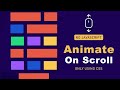 Animate On Scroll With Just 3 LINES Of CSS (No Libraries Needed)