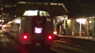 ある日の米子駅夜の風景