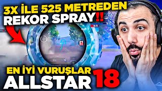 3X İLE BUGGYLE GİDEN ADAMA İMKANSIZ SPRAY!! 😮 EN İYİ VURUŞLAR ALLSTAR #18 | PUBG MOBILE