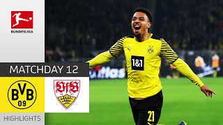 Borussia Dortmund - VfB Stuttgart 2-1 | Highlights | Matchday 12 – Bundesliga 2021/22