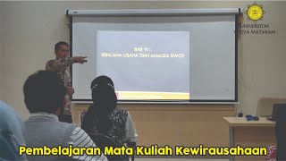 Pembelajaran Mata Kuliah Kewirausahaan