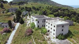 Abandoned USSR navy base. Sazan Island, Albania