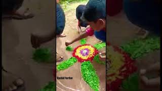 Onam pookalam / കുഞ്ഞുമക്കളെ ഓണപ്പൂക്കളം / happy onam / shorts