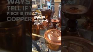 3 ways to tell if your piece is true copper #thrifttips #vintagedecor #antiques #copper #vintageshop