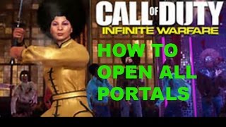 SHAOLIN SHUFFLE How to open the portals around the map.