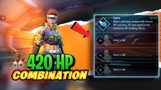 NEW ( 420 HP ) CHARACTER COMBINATION FOR | BR RANK | CS RANK || UNLIMITED HP COM