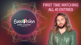 EUROVISION 2022 | Watching all 40 entries for the first time...