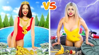 БОГАТАЯ VS БЕДНАЯ ДЕВУШКА | Типы богатых и бедных школьников и забавные ситуации от RATATA