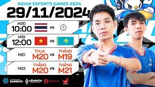 VÒNG BÁN KẾT \u0026 CHUNG KẾT ASIAN ESPORTS GAMES 2024 - LIÊN QUÂN MOBILE | NGÀY 29/11