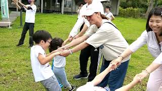 桃源蒙特梭利幼兒園親子運動會_暖身