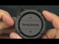 how to enable disable garmin tactix fenix beep and vibration