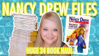 HUGE 34 BOOK HAUL | NANCY DREW FILES BOOK COLLECTION