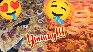 SUPER THIN PIZZA! MADALING GAWIN.YUMMY! | KINVERLYVDIMAILIG