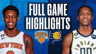 KNICKS at PACERS | NBA FULL GAME HIGHLIGHTS | December 18, 2022
