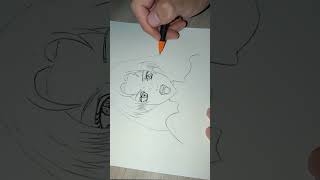 draw girl #anime #art #howtodrawanime #drawing #girldrawing