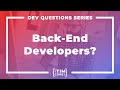 What Is A Back-End Developer?