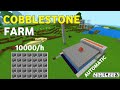 Automatic Cobblestone Farm In Minecraft Pocket Edition 1.20/stone farm 1.20 (mcpe/bedrock/pc/PS4)