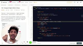 Cheapest Flights Within K Stops - Modified Dijkstra's Algorithm | Leetcode