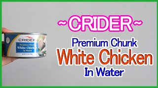 Crider Premium Chunk White Chicken in Water