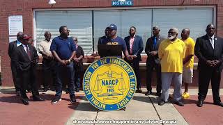 Georgia State President Gerald Griggs addresses the rise of violence after an incident in ColumbusGa